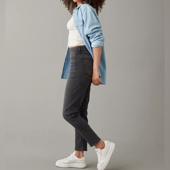 Women’s AMERICAN EAGLE Stretch curvy‎ mom Jeans size 8 X-Long NWT - Picture 7 of 15